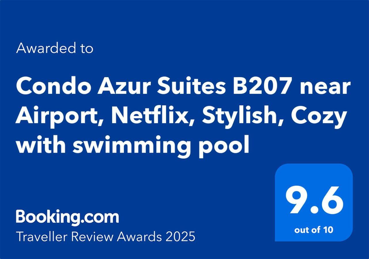 Condo Azur Suites B316 Near Airport, Netflix, Stylish, Cozy With Swimming Pool Đảo Mactan Ngoại thất bức ảnh